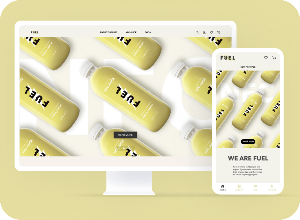 模板推薦 | 年輕跳躍的FUEL 主題，多角度展示、動效視覺一絕！