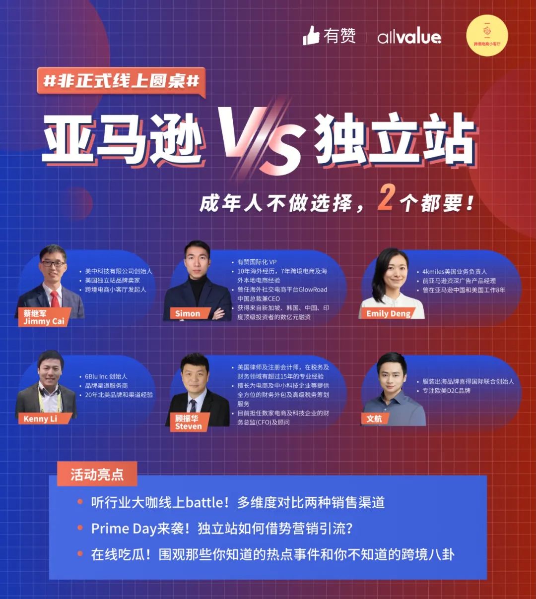 活動(dòng)回顧 | 亞馬遜VS獨(dú)立站，成年人應(yīng)該怎么選？